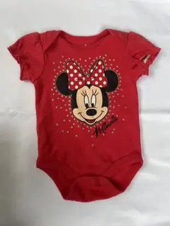 Disney ミニーマウス　ベビーロンパース