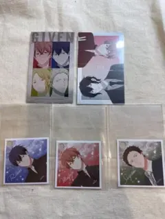 ギヴン　ノイタミナカフェ ポラロイド風カード 特典 アクリルブロック 秋彦 春樹 ギヴン ノイタミナカフェ ポラロイド風カード 特典 アクリル