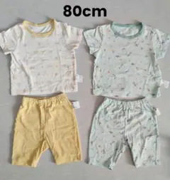 【ユニクロ】パジャマ2着セット 80cm