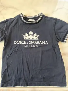 最終お値下げ⭐︎DOLCE & GABBANA ネイビー Tシャツ 95-101のサムネイル