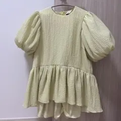 TSURU By MARIKO OIKAWA チュニック ペプラム パフスリーブのサムネイル