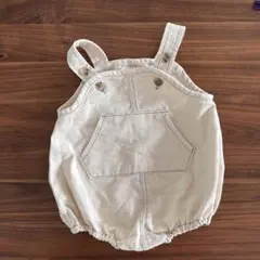 MONBEBE デニムオーバーオール サロペット S