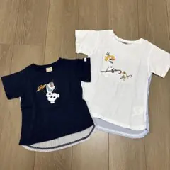 【美品】petit main オラフ Tシャツ 2枚セット