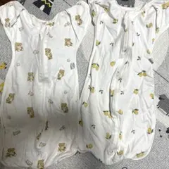 レモンとクマのスワドル2枚セット
