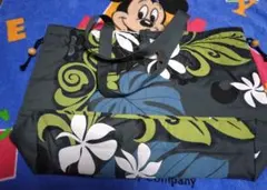 新品　ハワイアンフラワー柄トートバッグ