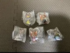 ズートピア2 めじるしアクセサリー コンプリート ジュディ ニック ニブルズ