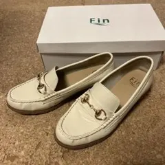 Fin 低反発スポンジ入り ビットローファー