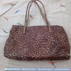 ヒョウ柄トートバッグ　軽量