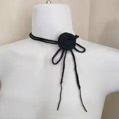 バラ　チョーカー　ハンドメイド