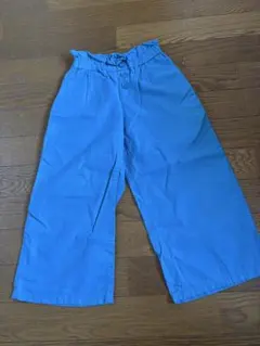 GU ワイドパンツ　110 ブルー