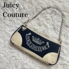 【美品/Y2K】ジューシークチュール アクセサリーポーチ ハンドバッグ 黒
