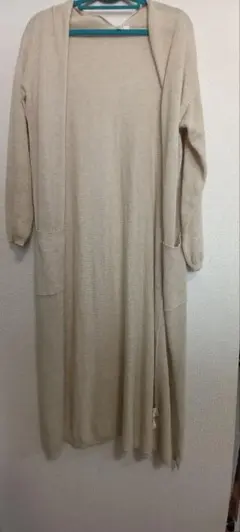 【美品】ナチュラルビューティーベーシック　ロングカーディガン