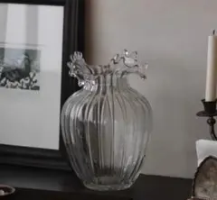 ガラス 花瓶 IWATA GLASS 金彩 チェック柄 ヴィンテージ Vase ガラス 花瓶 IWATA GLASS 金彩 チェック柄 ヴィンテージ Vase - メルカリ