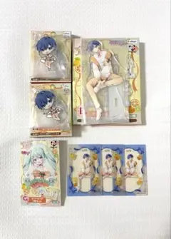 フリューくじ 初音ミク シトラスミク KAITO アクスタ クリアカードE賞F賞