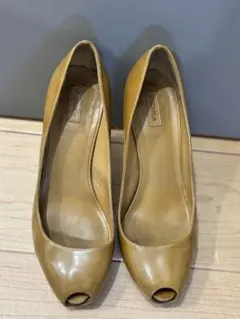 CHEMBUR チェンバー オープントゥ パンプス エナメルのサムネイル