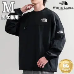 韓国限定✨ M ノースフェイス ALBANY EX CREWNECK ロンT 黒