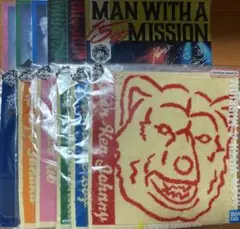 一番くじMAN WITH A MISSION タオル　クリアファイル　マンウィズ