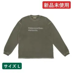thisisneverthat スタバ L/S ワッフルTシャツ カーキ M - メルカリ