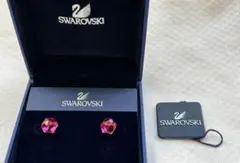 Swarovski スワロフスキー レッド ピアス