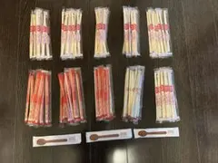 【新品未使用】割り箸　100膳　爪楊枝　スプーン