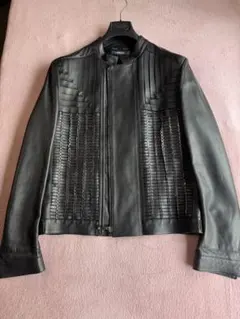 2025年最新】VERSACE メンズ レザージャケット・ライダースの人気