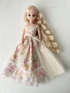 リカちゃん ハンドメイド ワンピース36 リカちゃんサイズハンドメイドワンピース&ピアスNo.2347 - メルカリ