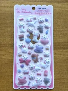 【新品 正規品】おしゃれキャット マリー フロッキードロップステッカーのサムネイル