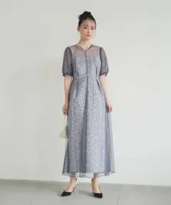 i*様 kaene ローズジャガード x チュールドレス