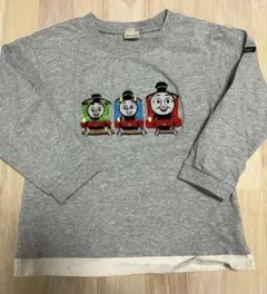 petit main トーマス刺繍 長袖カットソー　110cm