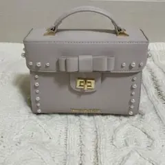 Maison de FLEURフロントリボントップハンドルバッグ