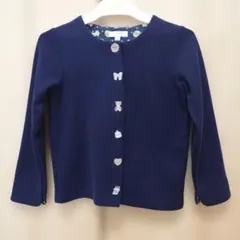 any FAM カーディガン 120 ネイビー