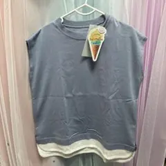 新品　GLOBAL WORK キッズ シャーベットTEE レイヤード120cmのサムネイル