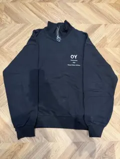 OY CONTINUUM 2020 スウェット ハーフジップ ブラックのサムネイル