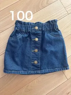 デニムスカート　100のサムネイル