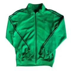 古着 adidas アディダス トラックジャケット 万国旗タグ グリーン