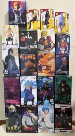 ③最新プライズフィギュア まとめ売り 17点 ヒロアカ NARUTO 鬼滅の刃