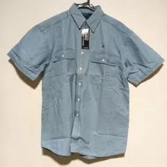 未使用品タグ付　Polo　byPoloGround　 半袖　デニムシャツ　М