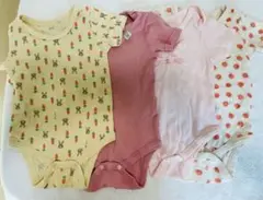 値下げしました！　ベビー肌着セット 4着 ウサギ柄