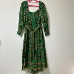 アリスアンドオリビア　ワンピース　グリーン