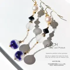 Sale❤大人カラー♡Ｉラインロングピアス