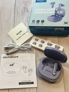 soundcore P40i ワイヤレスイヤホン パープル【片耳(R)】