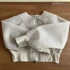 シースルーバルーンスリーブジャケット