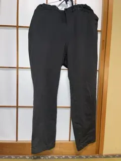 ブラック ストレートパンツ ウエストゴム LOGOS DAYSのサムネイル