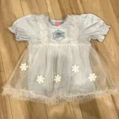 【新品未使用】バースデイ アナ雪 エルサ チュニック Tシャツ 半袖　100cm