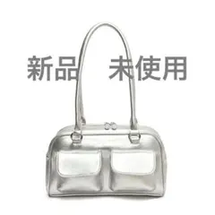 新品　未使用　ミニ　ワンショルダーバッグ　シルバー