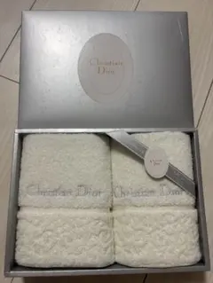 新品Christian Dior ディオール タオルセット ホワイト