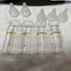 Pigeon 産院用　ガラス哺乳瓶 新生児100ml 4本セット