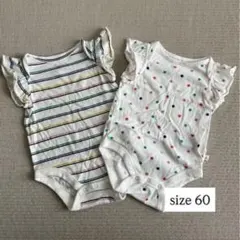 GAPロンパース 2点セット サイズ60