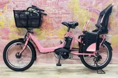 電動自転車 YAMAHA PAS kiss ピンク 3人乗り対応 86 - メルカリ