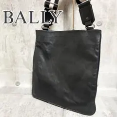 【美品】BALLY バリー ショルダーバッグ ボディバッグ レザー ブラック